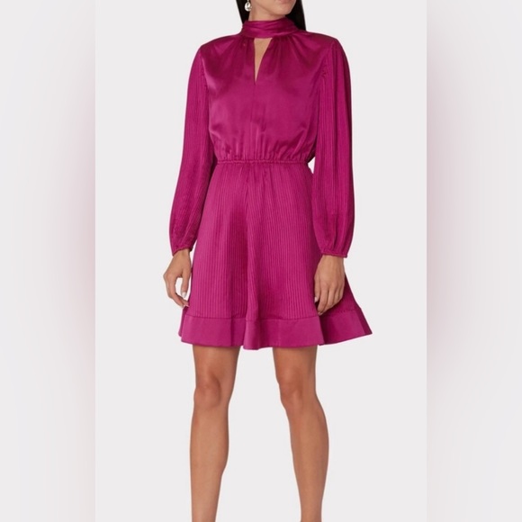 Milly Val Pleated Dress - Picture 4 of 6